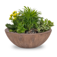 SEDONA PLANTER BOWL – WOOD GRAIN CONCRETE Cheap