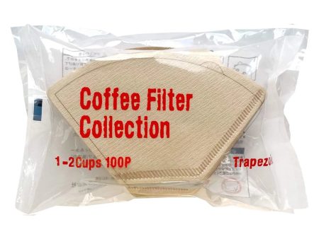 Kanae Shiko Wood Pulp Coffee Filters 100 pcs Online now