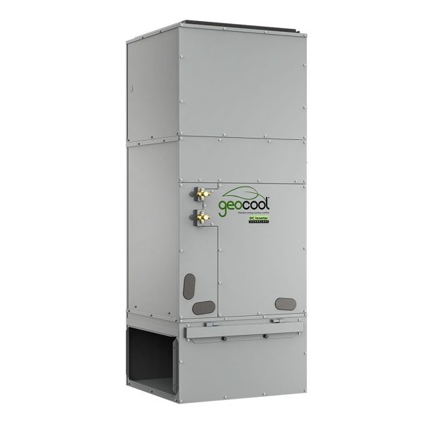 MrCool 5 Ton 71 EER2 GeoCool Vertical Split System with Return Air Box and Pre- Charged Line Set For Cheap