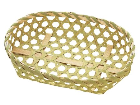 EBM Bamboo Serving Basket Oval 10pcs Online Sale