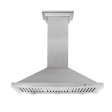 ZLINE Designer Series DuraSnow® Stainless Steel Convertible Vent Wall Mount Range Hood (8KBS) Sale