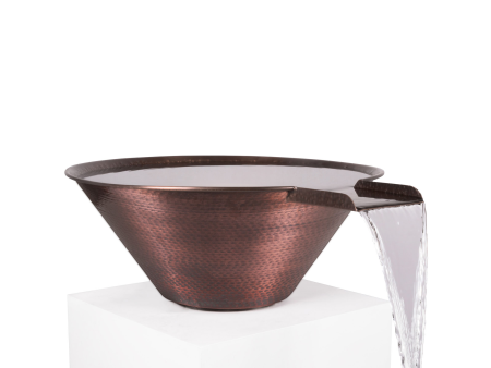 CAZO WATER BOWL ™ – HAMMERED PATINA COPPER on Sale