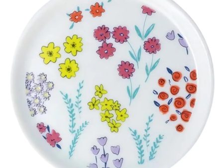 Harekutani Porcelain Coaster Botanical Hot on Sale