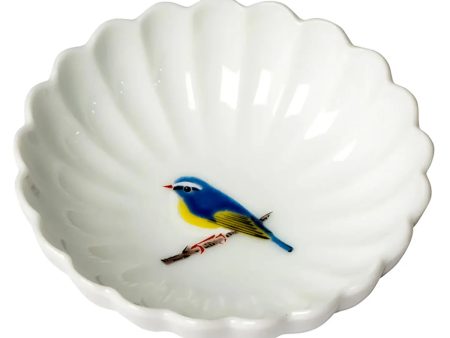 SEIKOU Kutani Porcelain Koduke Tiny Bowl Ruribitaki For Discount