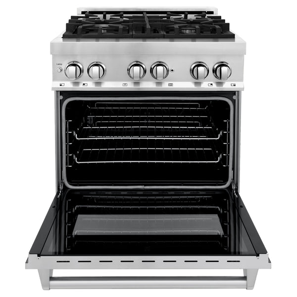 ZLINE Appliance Package | 30  Dual Fuel Range, Microwave Drawer, 3 Rack Dishwasher | 4KP-RARH30-MWDWV For Discount