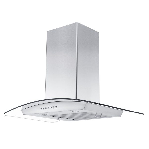 ZLINE Convertible Vent Wall Mount Range Hood in Stainless Steel & Glass (KZ) Online