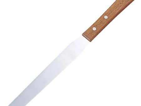 EBM Stainless Steel Icing Spatula with Wooden Handle Hot on Sale