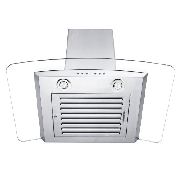 ZLINE Convertible Vent Wall Mount Range Hood in Stainless Steel & Glass (KZ) Online