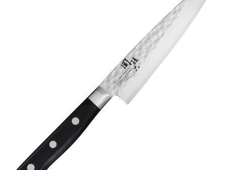 Seki Magoroku Imayo Molybdenum Vanadium Stainless Steel Petty Knife Hammer Finish Online