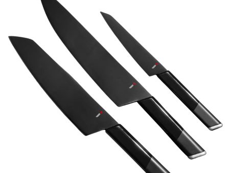 Ninja Molybdenum Vanadium Steel 3 Piece Kitchen Knife Set Supply