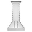 ZLINE Convertible Vent Designer Series Wall Mount Range Hood in DuraSnow™ Stainless Steel (655-4SSSS) Online Sale