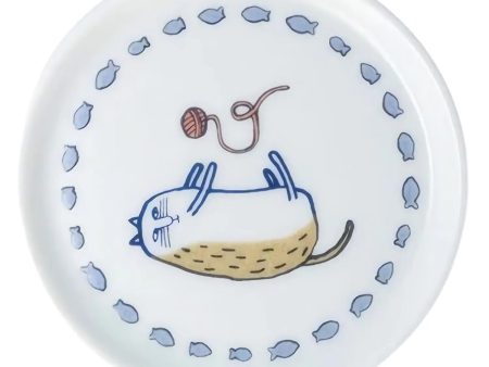 Harekutani Porcelain Coaster Cat Cheap