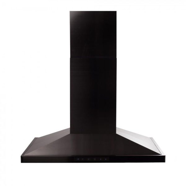 ZLINE Convertible Vent Island Mount Range Hood in Black Stainless Steel (BSGL2iN) Discount