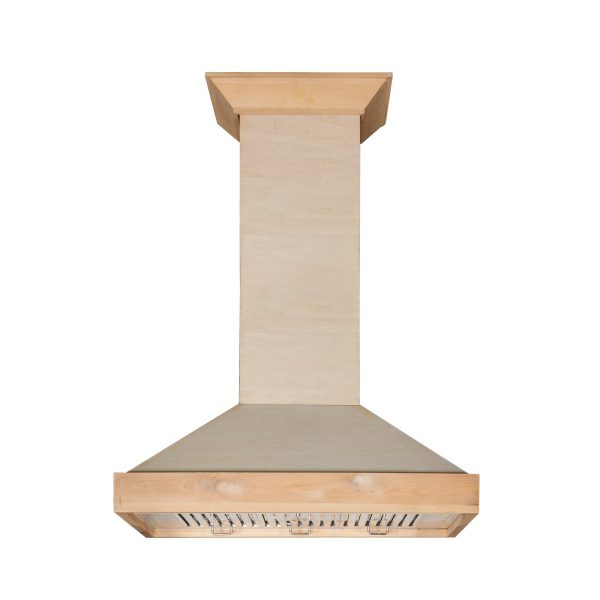 ZLINE Ducted Unfinished Wooden Wall Mount Range Hood (KBUF) Online