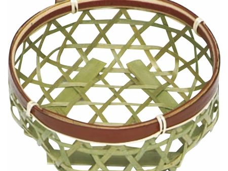 MANYO Bamboo Small Serving Basket Round Online Sale