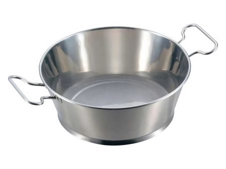 EBM Stainless Steel Oil Strainer Double Handle Discount