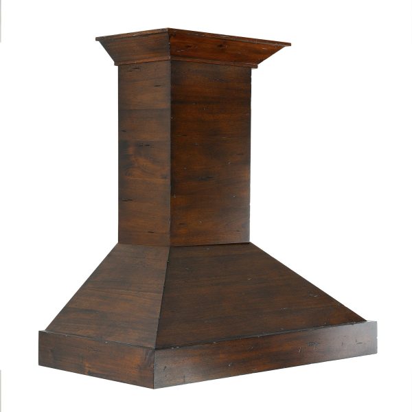 ZLINE Convertible Vent Wooden Wall Mount Range Hood in Walnut (KBRR) Fashion