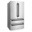 ZLINE Appliance Package - Autograph Edition | 48  Dual Fuel Range, Range Hood, Dishwasher, 36  Refrigerator | Stainless Steel With Matte Black Accents | 4KAPR-RARHDWM48-MB For Sale