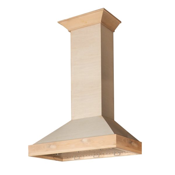 ZLINE Ducted Unfinished Wooden Wall Mount Range Hood (KBUF) Online