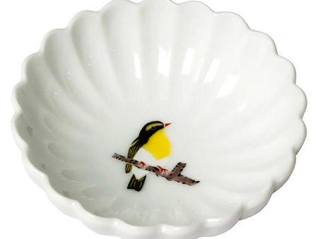 SEIKOU Kutani Porcelain Koduke Tiny Bowl Kibitaki Online now