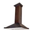 ZLINE Designer Series Hand-Hammered Convertible Vent Wall Mount Range Hood (8KBH) Supply