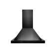 ZLINE Convertible Vent Wall Mount Range Hood in Black Stainless Steel (BSKBN) For Discount