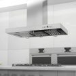 ZLINE Convertible Vent Island Mount Range Hood in Stainless Steel (KE2i) Discount