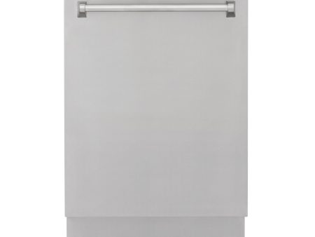 ZLINE 18  Tallac Series 3rd Rack Top Control Dishwasher in Stainless Steel and Traditional Handle, 51dBa (DWV-18) Online Sale