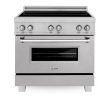 ZLINE 36  4.6 cu. ft. Induction Range in DuraSnow with a 4 Element Stove and Electric Oven (RAINDS-36) Online