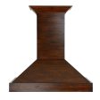 ZLINE Convertible Vent Wooden Wall Mount Range Hood in Walnut (KBRR) Fashion