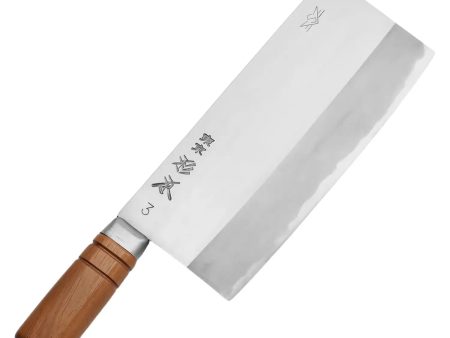 SUGIMOTO Shirogami Carbon Steel Chinese Cleaver Thick Blade on Sale