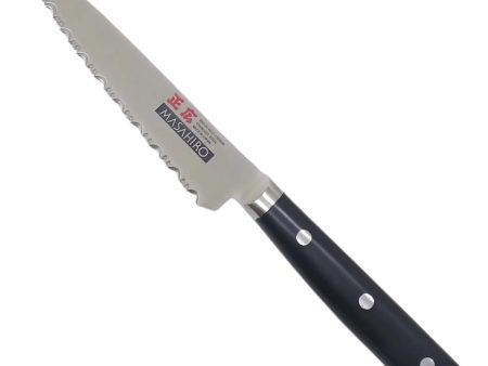 Masahiro Molybdenum Vanadium Stainless Steel Serrated Utility Knife Online Hot Sale