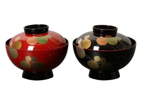 Echizen Shikki Makie Synthetic Resin Couple Soup Bowls Six Gourds Fashion