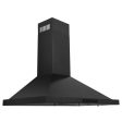 ZLINE Convertible Vent Wall Mount Range Hood in Black Stainless Steel (BSKBN) For Discount