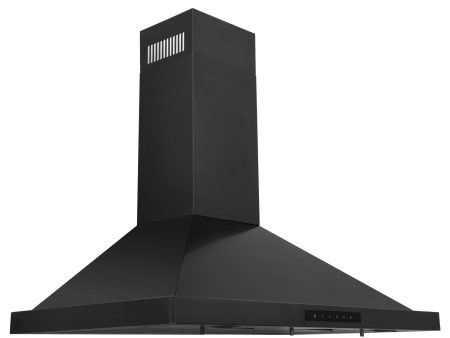 ZLINE Convertible Vent Wall Mount Range Hood in Black Stainless Steel (BSKBN) For Discount