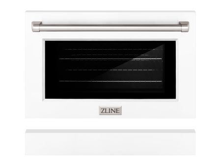 ZLINE 30 in. White Matte Range Door for SGR Models (SR-DR-WM-30) For Discount