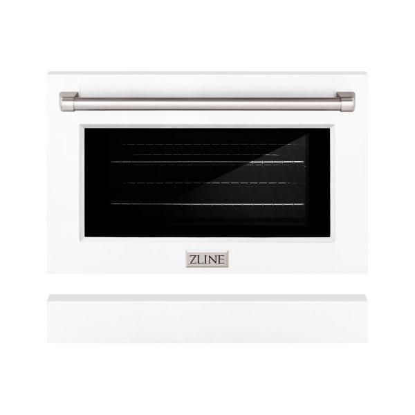 ZLINE 30 in. White Matte Range Door for SGR Models (SR-DR-WM-30) For Discount