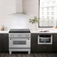 ZLINE 36  4.6 cu. ft. Induction Range in DuraSnow with a 4 Element Stove and Electric Oven (RAINDS-36) Online