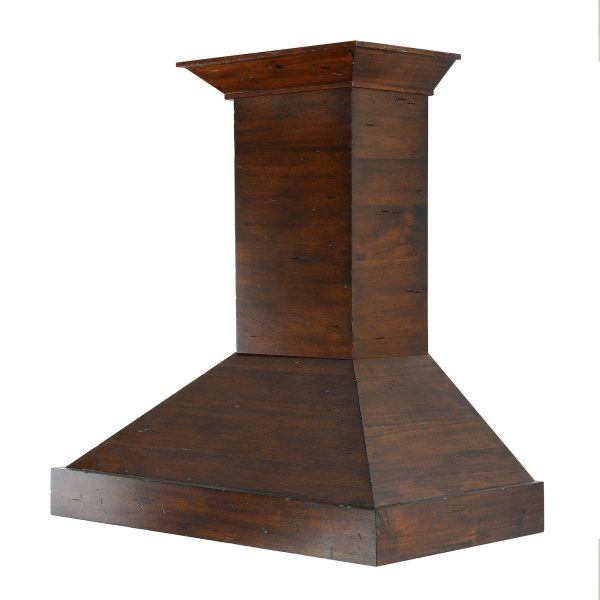 ZLINE Convertible Vent Wooden Wall Mount Range Hood in Walnut (KBRR) Fashion