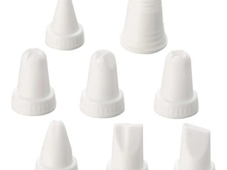 TIGERCROWN Cake Land Polypropylene Piping Tips 8 pcs Sale