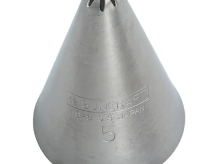 SUNCRAFT Patissiere Stainless Steel Star Piping Tip Online now