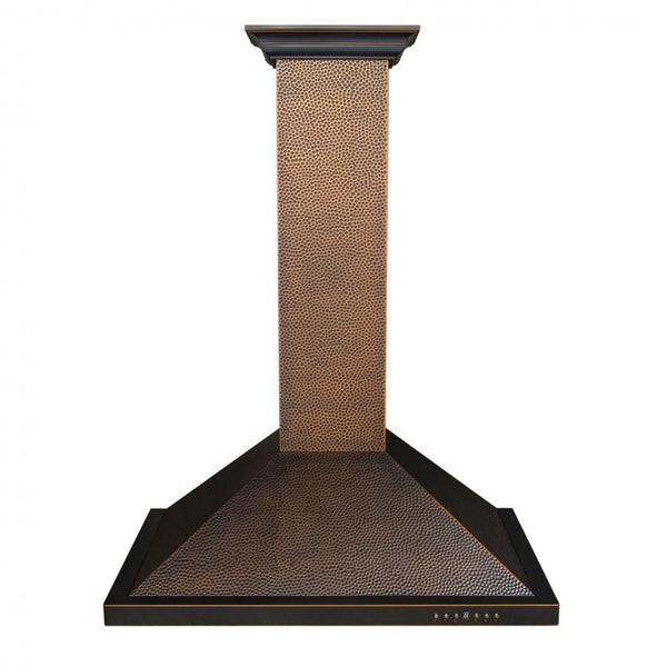 ZLINE Designer Series Hand-Hammered Convertible Vent Wall Mount Range Hood (8KBH) Supply