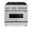 ZLINE Appliance Package | 36  Dual Fuel Range, Wall Mount Range Hood, Microwave Drawer, 3 Rack Dishwasher | 4KP-RARH36-MWDWV Sale