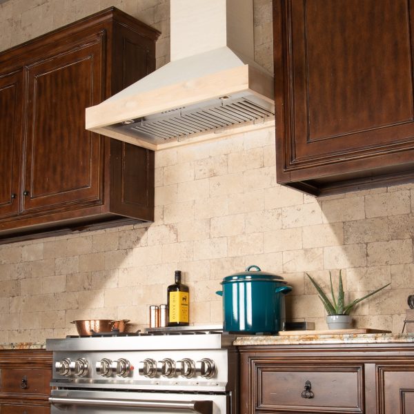 ZLINE Ducted Unfinished Wooden Wall Mount Range Hood (KBUF) Online