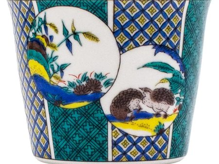 SEIKOU Kutani Porcelain Soba Choko Cup Uzura-Soukazu Online Sale