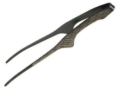 EBM Stainless Steel Clever Chopstick Tongs Black Discount