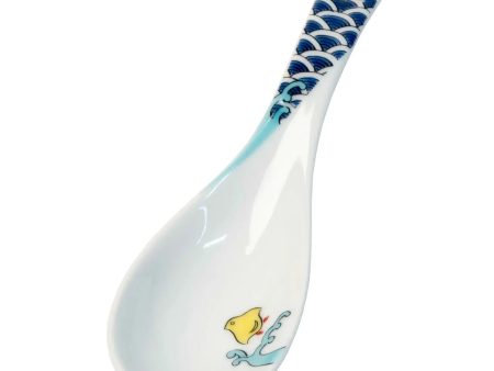 SEIKOU Kutani Porcelain Renge Spoon Chidori Online