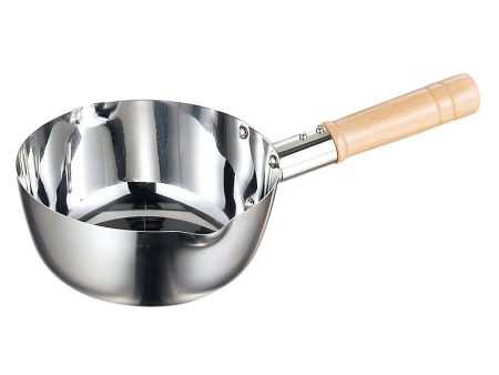 Akagawa Kibutsu Stainless Steel Induction Yukihira Saucepan Mirror Finish For Sale