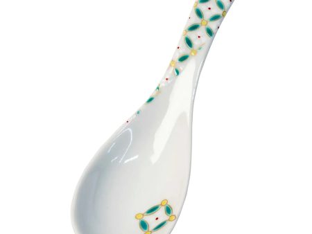 SEIKOU Kutani Porcelain Renge Spoon Shippou For Cheap