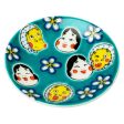 SEIKOU KISSYO Kutani Porcelain Mamezara Small Plate Hyottoko-Okame Online Hot Sale